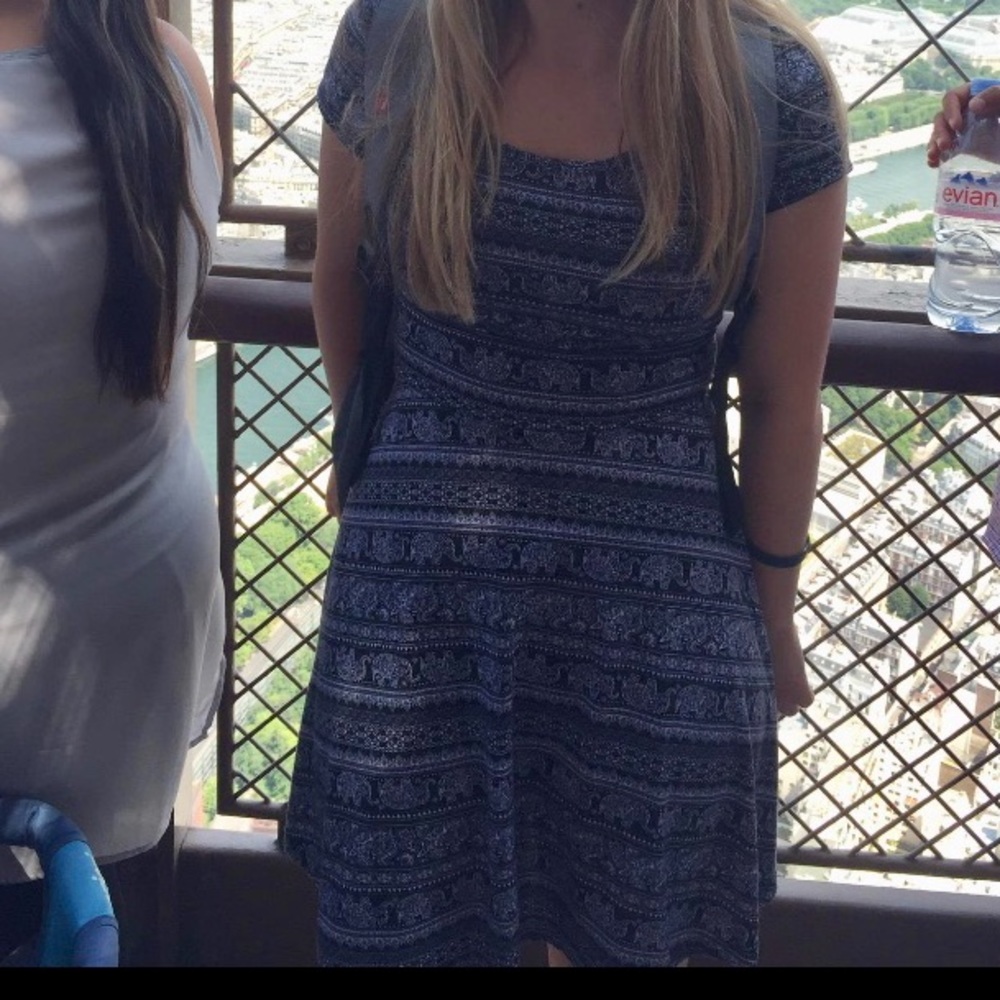 Elephant patterned dress